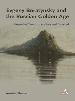 cover image of Evgeny Boratynsky and the Russian Golden Age